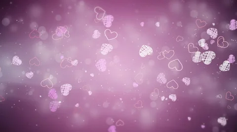 Flying hearts Stock Footage 59737306