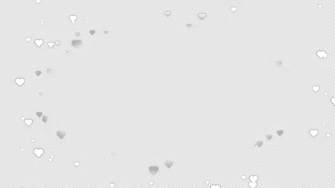 Flying hearts frame loop animation Stock Footage 327732963