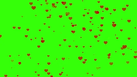 Flying Hearts motion background. Valentine's day backdrop. Seamless loop. Stock Footage 305166223