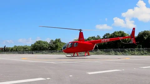 Flying helicopter. Stock Footage 51365544