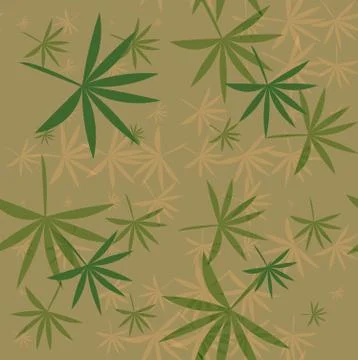 Flying hemp background. abstract texture Stock Illustration