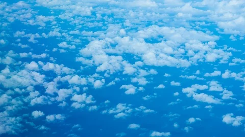 Flying high above the clouds Stock Footage 124039012