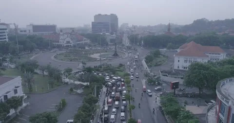 Flying High Above :  Semarang Video stock 236906403