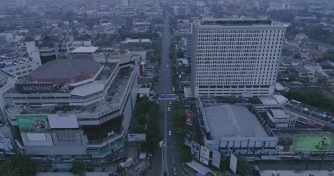 Flying High Above :  Semarang (RAW Footage) 4K Stock Footage 236910196