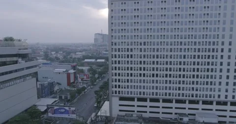 Flying High Above :  Semarang (RAW Footage) 4K Stock Footage 236915449