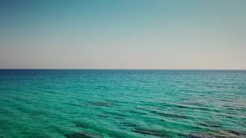 Flying high. Drone shot. Leaving the beauty of a beach from above Stock-Footage 282311704