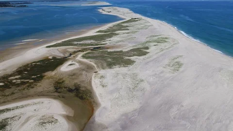 Flying high over Beach Stock Footage 90059274