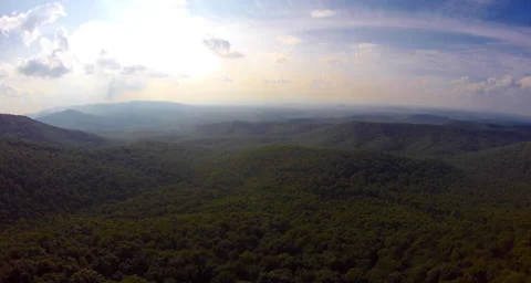 Flying High over Landscape Stock-Footage 45328198