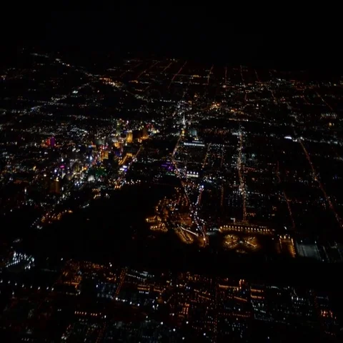 Flying high over Vegas Stock-Footage 69458267