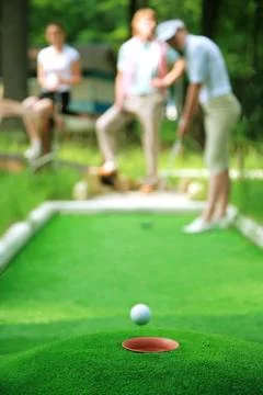 Flying to a hole Stock Photos