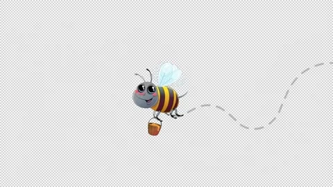 Flying honey bee. Stock Footage 212091885
