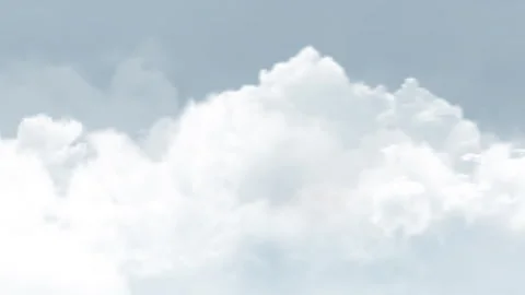 Flying Horizontally in the Sky with Clouds Stock Footage 287945994