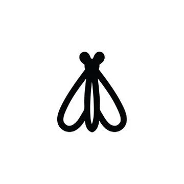 Flying insect icon Stock Illustration