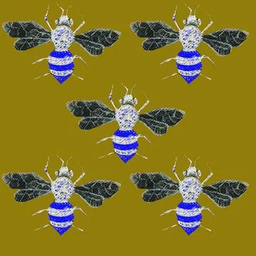 Flying insect Stock Illustration