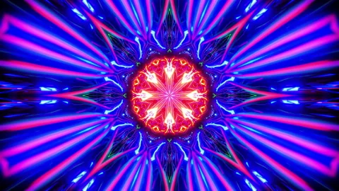 Flying inside multicolored optical cables. Infinitely looped animation. Stock Footage 198476618