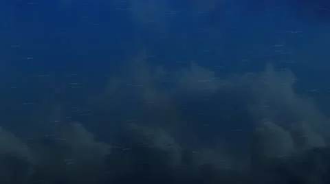 Flying on a jet plane through storm Video stock 9907654