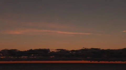 Flying Jets Over a Sunrise Stock Footage 12293200