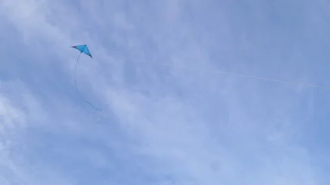 Flying Kite A Continuous Sequence Pt3 of 11 Stock Footage 242043992