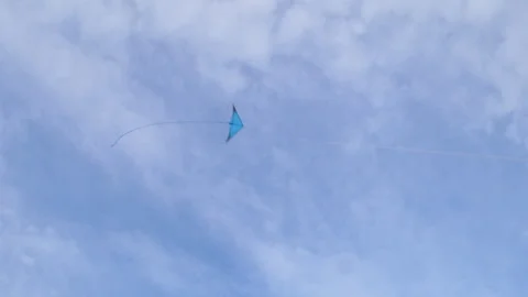 Flying Kite A Continuous Sequence Pt7 of 11 Stock Footage 242050026