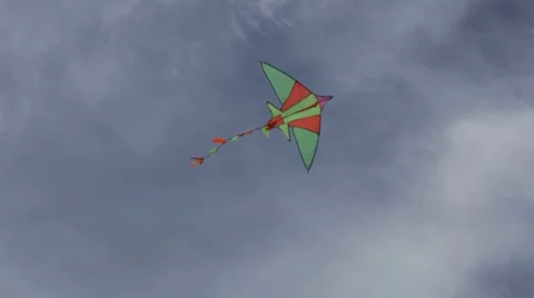 Flying Kite Stock Footage 8837603