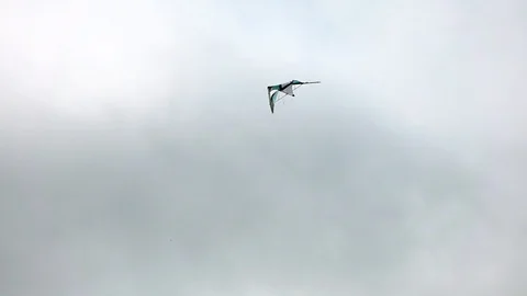 Flying a kite Stock Footage 94408462