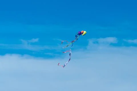 Flying kite Stock Photos