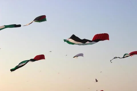 Flying kite Stock-Fotos