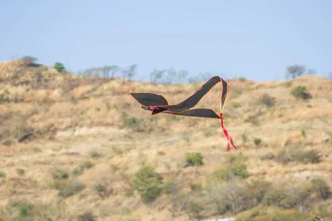 Flying kite Stock Photos