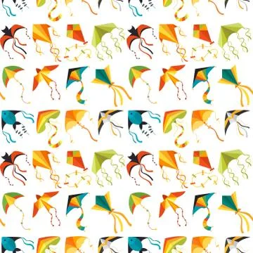 Flying kite snake serpent dragon kids toy colorful outdoor summer activity Stock-Illustration