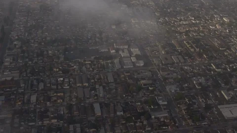 Flying into LAX Stock Footage 91963175
