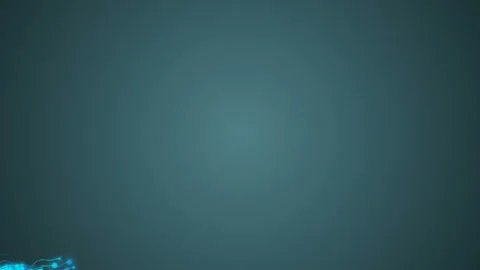 Flying left to right particle flows. Dark blue background. Cinematographic Stock Footage 88462549
