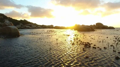 Flying into the light Stock Footage 73385681