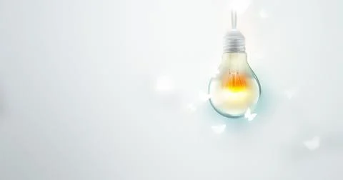 Flying On Light Stock Illustration