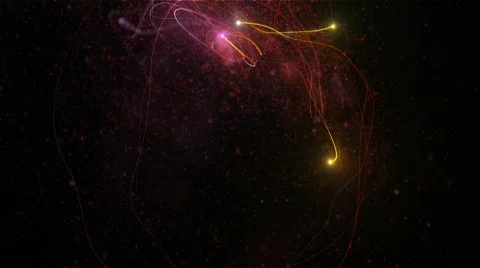 Flying lights loop Stock Footage 861971