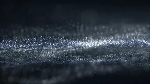 Flying lights particles Stock Footage 87843411