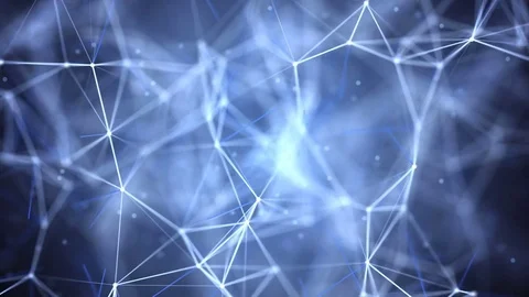 Flying lines and particles Stock Footage 72662480