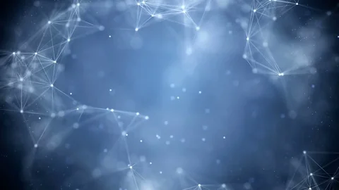 Flying lines and particles Stock Footage 72968986