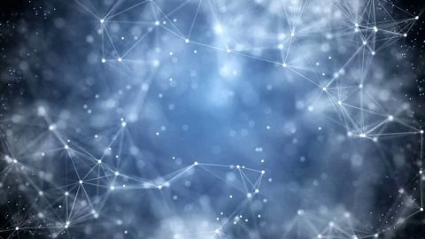 Flying lines and particles Stock Footage 73126196