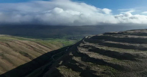 Flying in Littondale Stock Footage 275876725