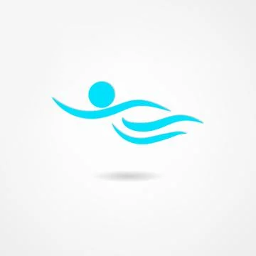 Flying man icon Illustrazione stock