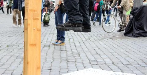 Flying Man Stock Photos