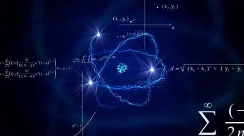 mathematics background animation