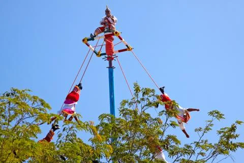 Flying Mayans. Stock Photos