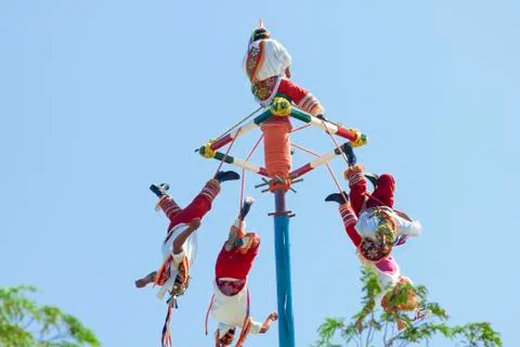 Flying Mayans. Stock Photos