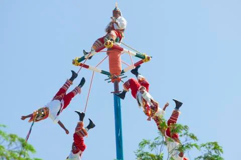 Flying Mayans. Stock Photos