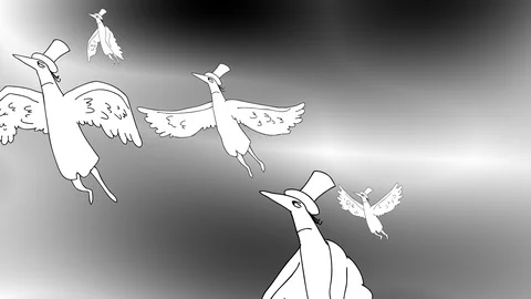 Flying men with the wings. 스톡 동영상 102254364