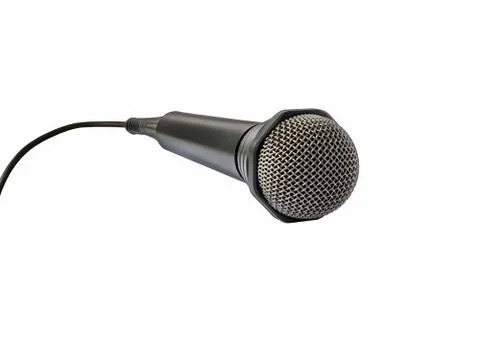 Flying microphone  스톡 사진