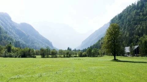 Flying in The Middle Of Logar Valley Tilting Up. Stock Footage 210773961