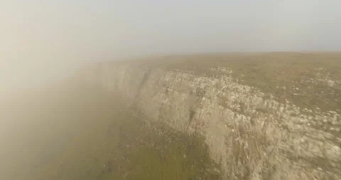 Flying into the mist Stock Footage 296618377