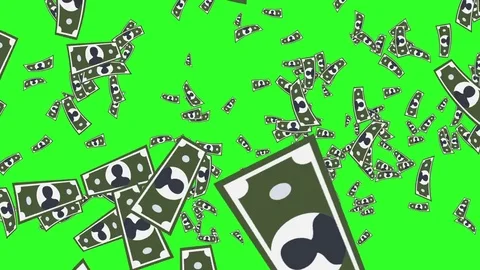 Flying money background Stock Footage 80855887